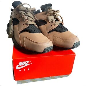 Nike Air Huarache Le Toadstool Black Chestnut Brown 200 - Size 9 M - 10.5 W